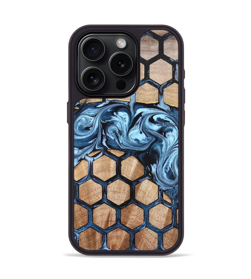 iPhone 15 Pro Wood Phone Case - Teresa (Pattern, 822607)