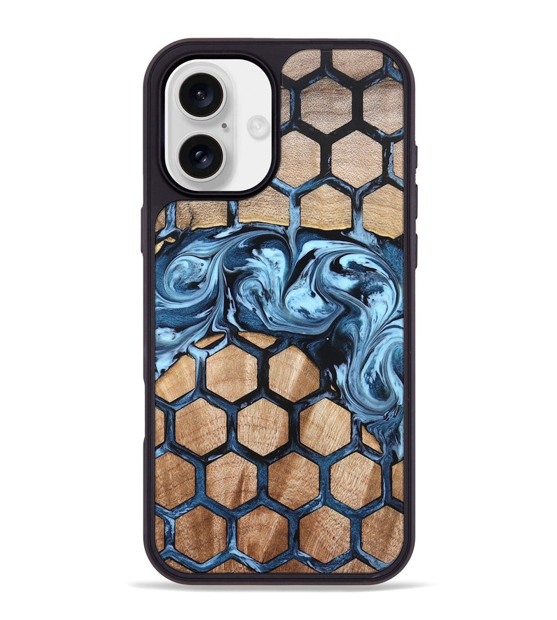 iPhone 16 Plus Wood Phone Case - Teresa (Pattern, 822607)