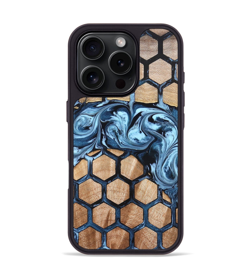 iPhone 16 Pro Wood Phone Case - Teresa (Pattern, 822607)