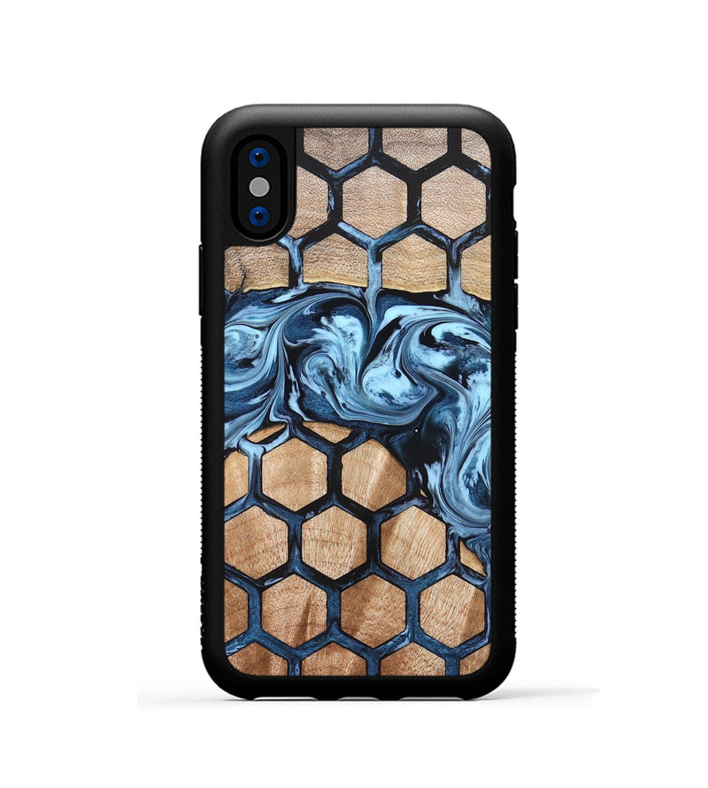 iPhone Xs Wood Phone Case - Teresa (Pattern, 822607)