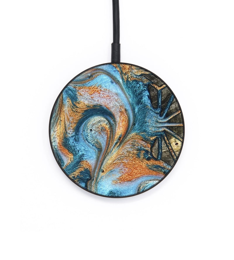 Circle Wood Wireless Charger - Kizzie (Pattern, 822611)