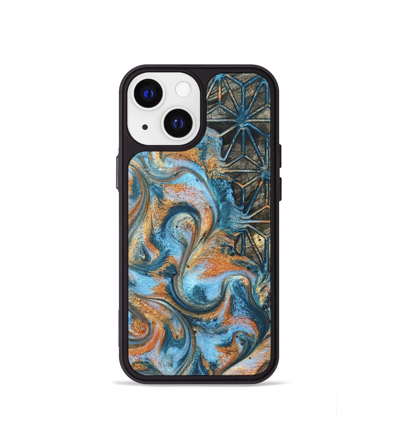 iPhone 13 mini Wood Phone Case - Kizzie (Pattern, 822611)