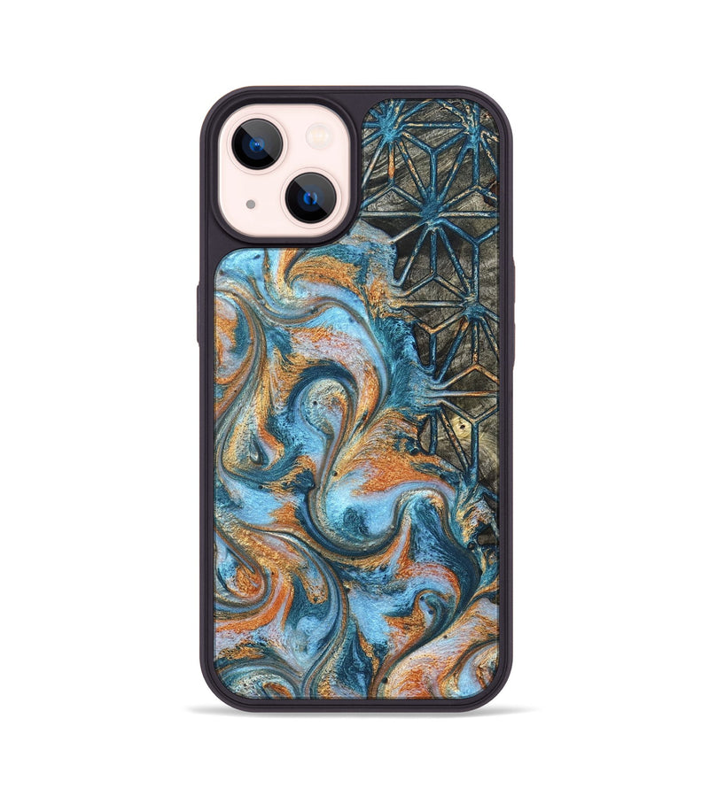 iPhone 14 Wood Phone Case - Kizzie (Pattern, 822611)
