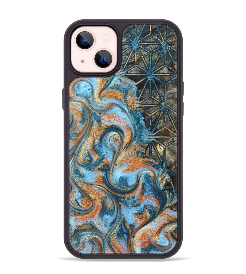 iPhone 14 Plus Wood Phone Case - Kizzie (Pattern, 822611)