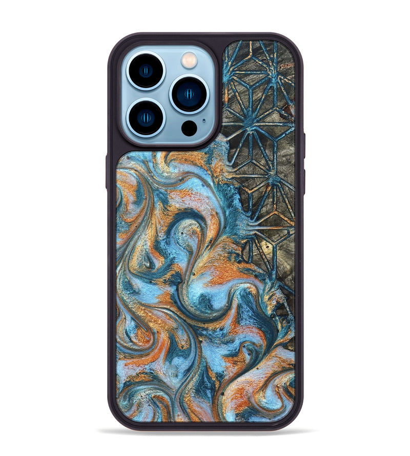 iPhone 14 Pro Max Wood Phone Case - Kizzie (Pattern, 822611)