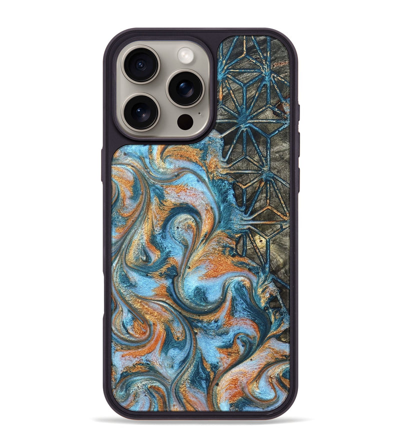 iPhone 16 Pro Max Wood Phone Case - Kizzie (Pattern, 822611)