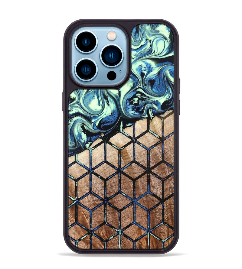 iPhone 14 Pro Max Wood Phone Case - Oswaldo (Pattern, 822613)