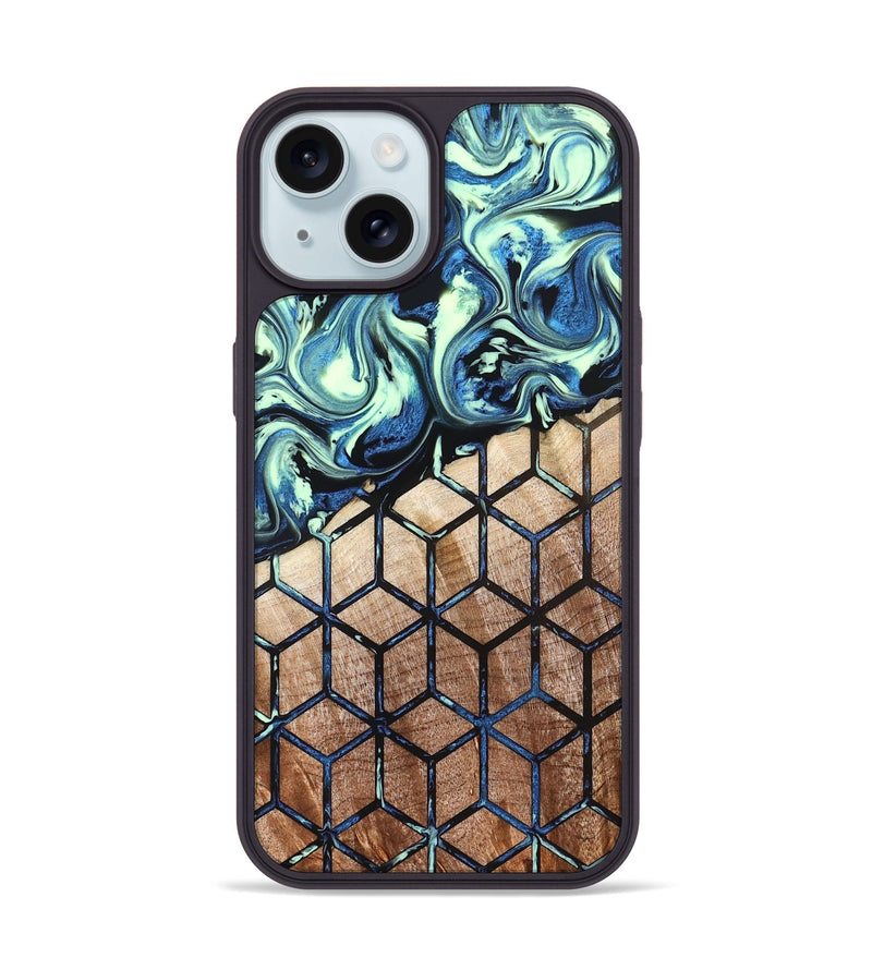 iPhone 15 Wood Phone Case - Oswaldo (Pattern, 822613)