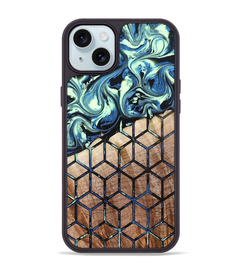 iPhone 15 Plus Wood Phone Case - Oswaldo (Pattern, 822613)