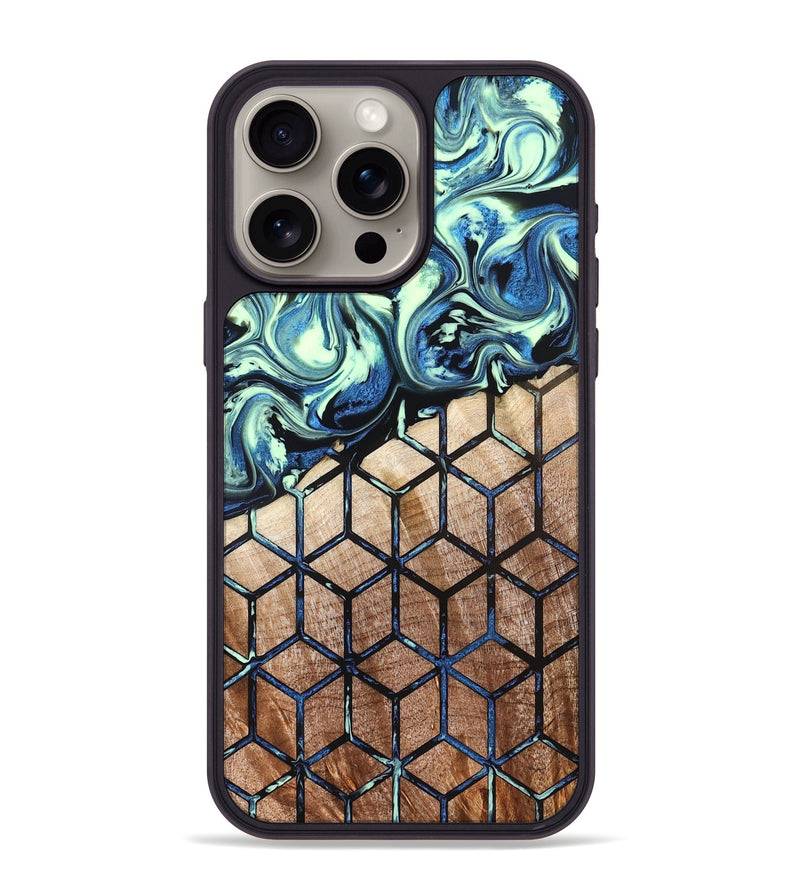 iPhone 15 Pro Max Wood Phone Case - Oswaldo (Pattern, 822613)
