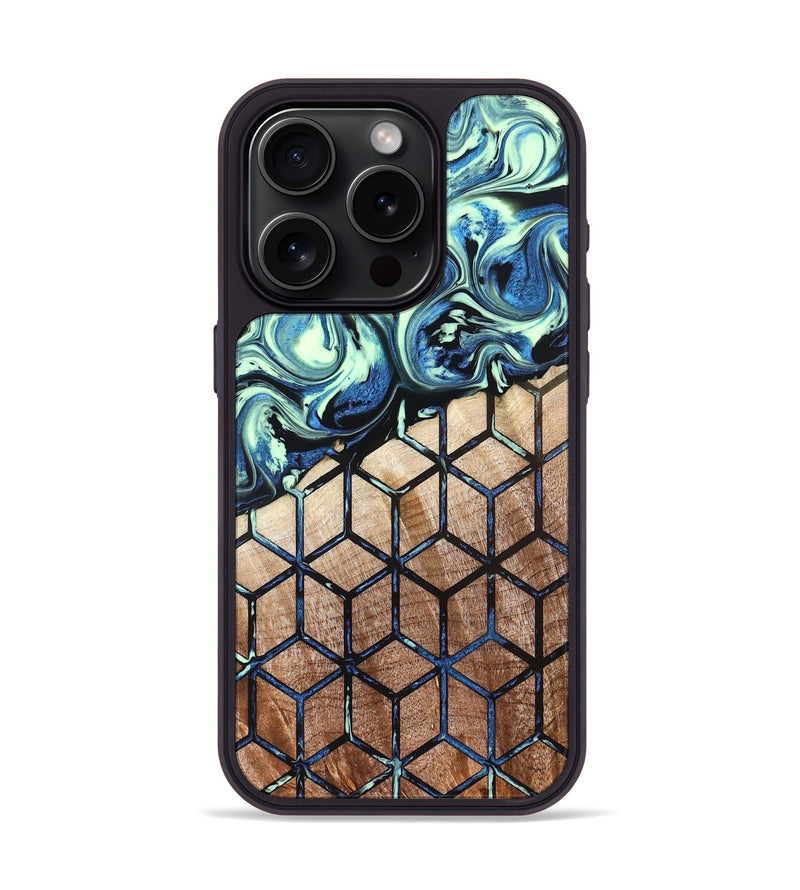 iPhone 15 Pro Wood Phone Case - Oswaldo (Pattern, 822613)