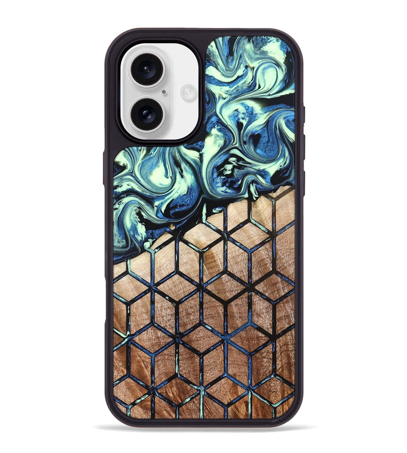 iPhone 16 Plus Wood Phone Case - Oswaldo (Pattern, 822613)