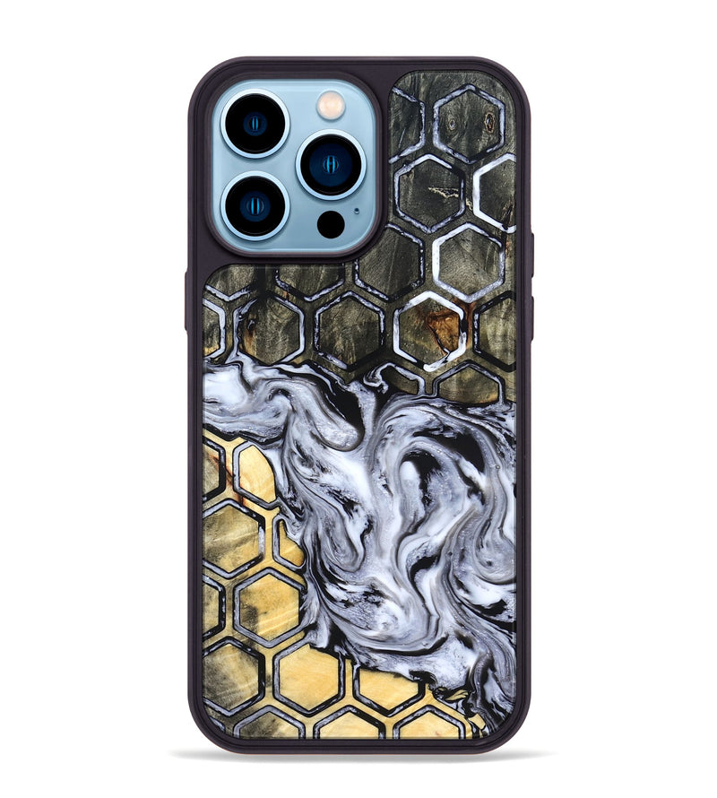 iPhone 14 Pro Max Wood Phone Case - Merrill (Pattern, 822616)