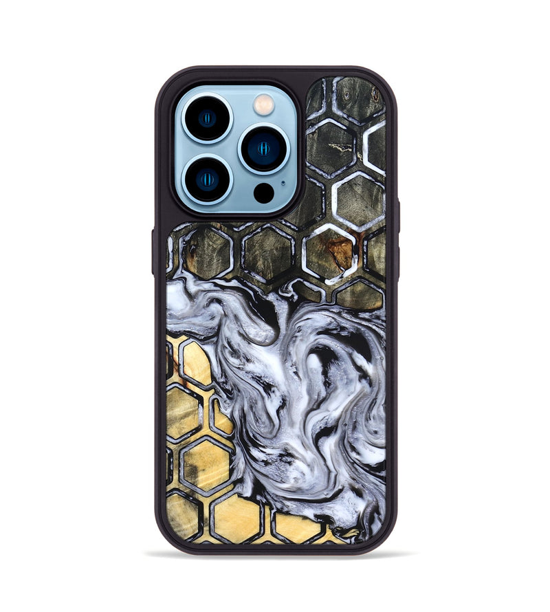 iPhone 14 Pro Wood Phone Case - Merrill (Pattern, 822616)