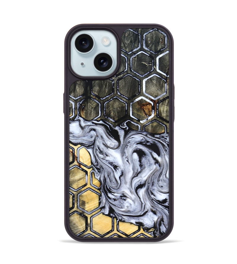 iPhone 15 Wood Phone Case - Merrill (Pattern, 822616)