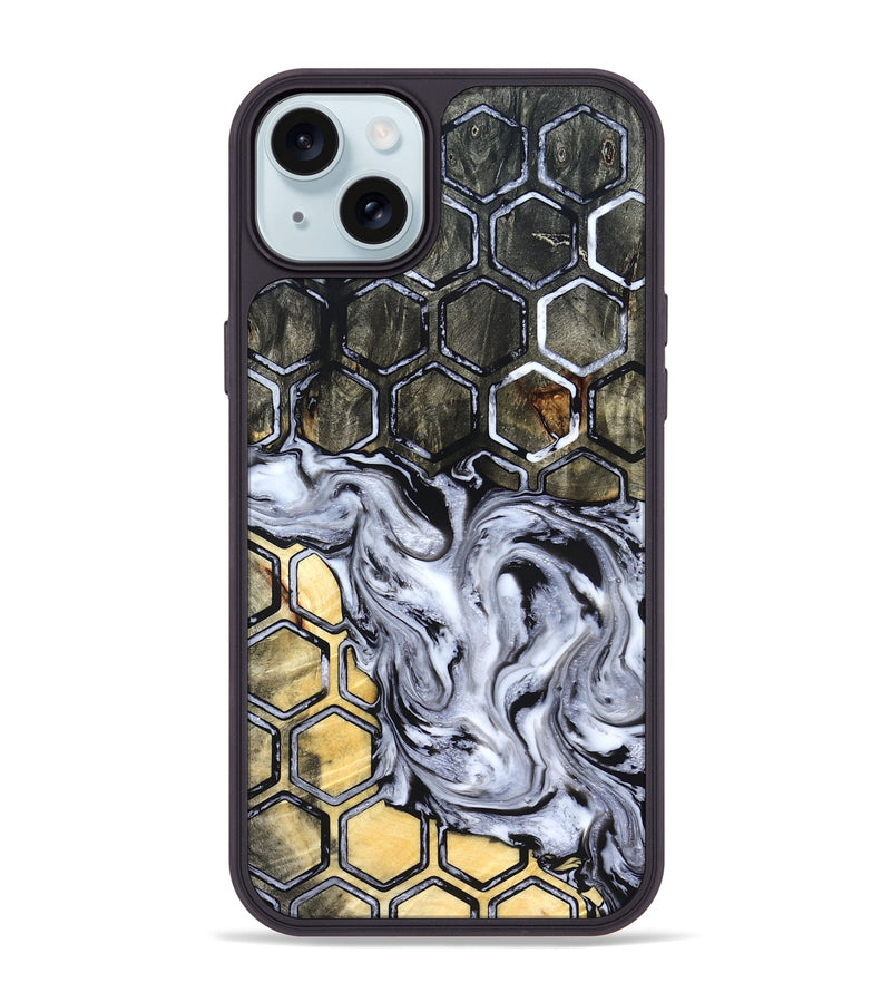 iPhone 15 Plus Wood Phone Case - Merrill (Pattern, 822616)