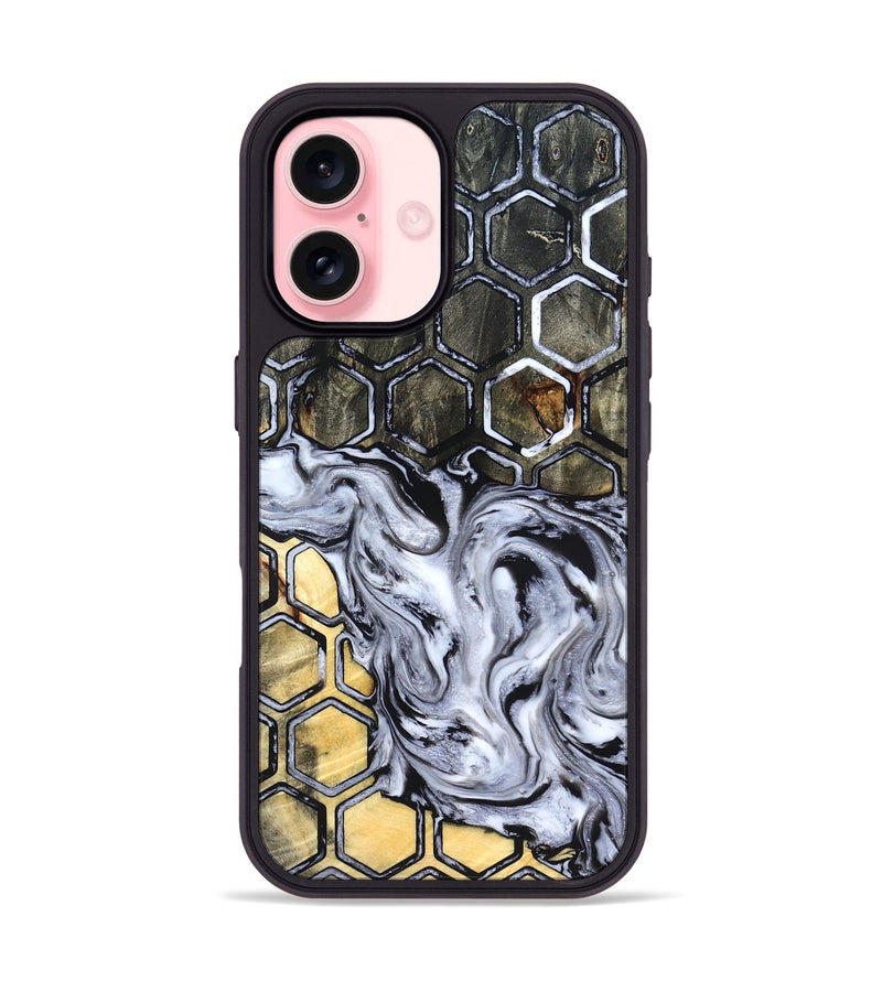iPhone 16 Wood Phone Case - Merrill (Pattern, 822616)