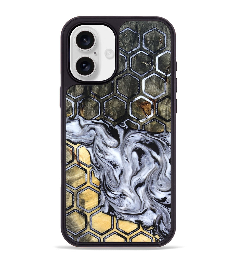 iPhone 16 Plus Wood Phone Case - Merrill (Pattern, 822616)