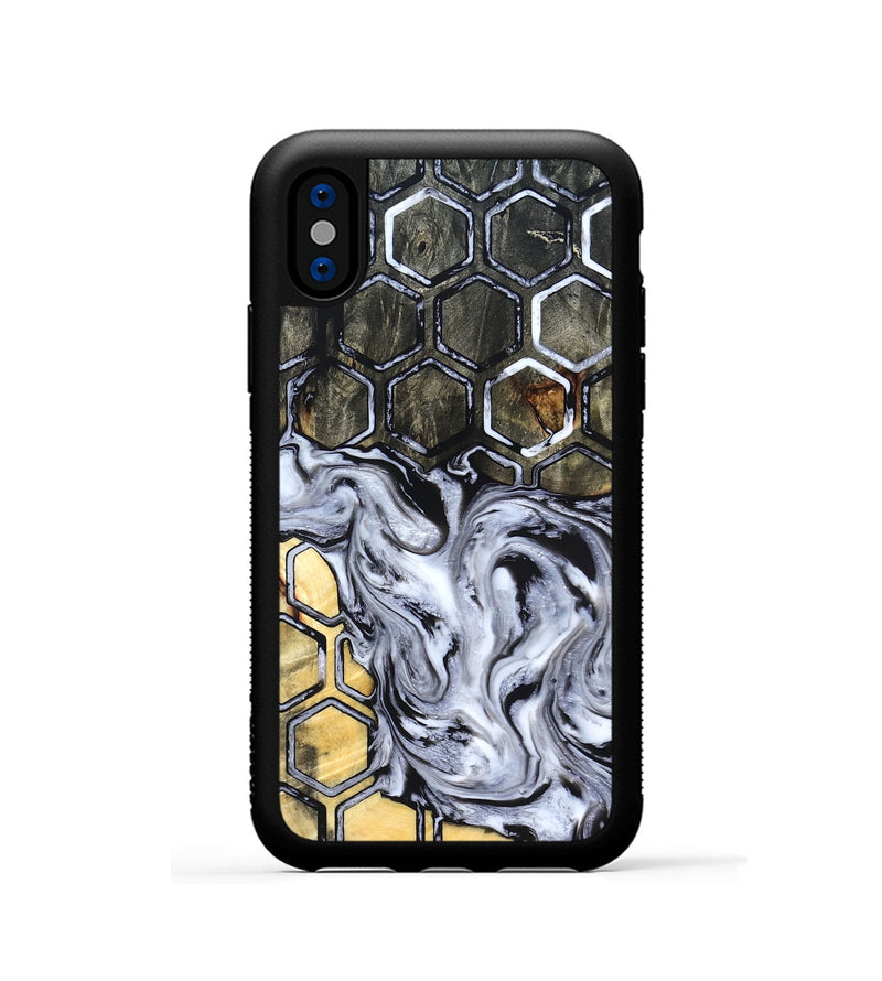 iPhone Xs Wood Phone Case - Merrill (Pattern, 822616)