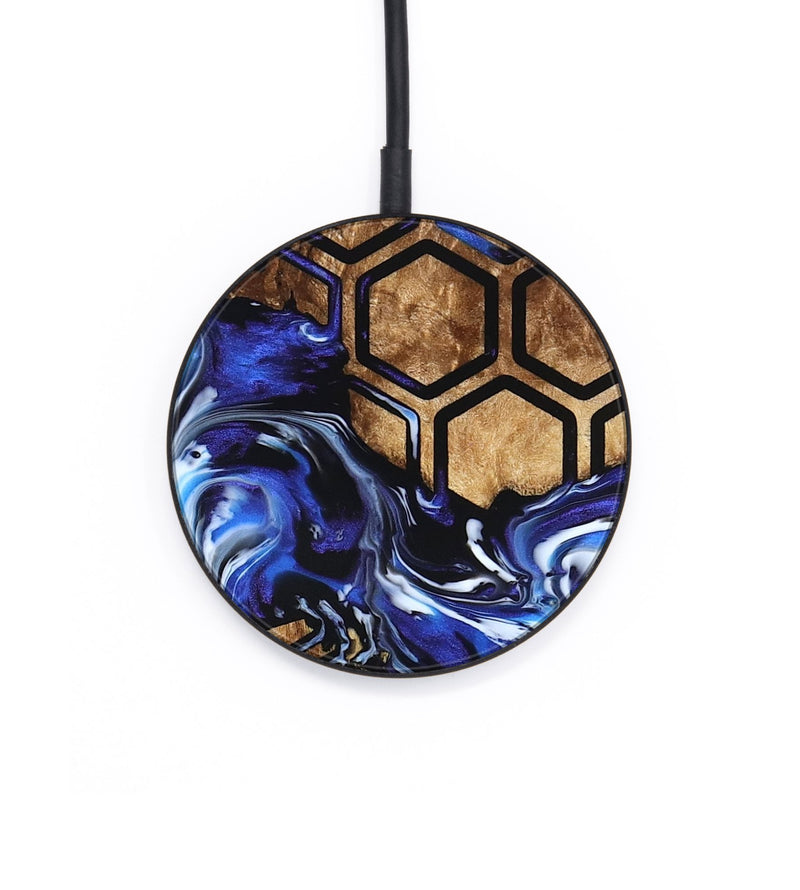 Circle Wood Wireless Charger - Ray (Pattern, 822618)