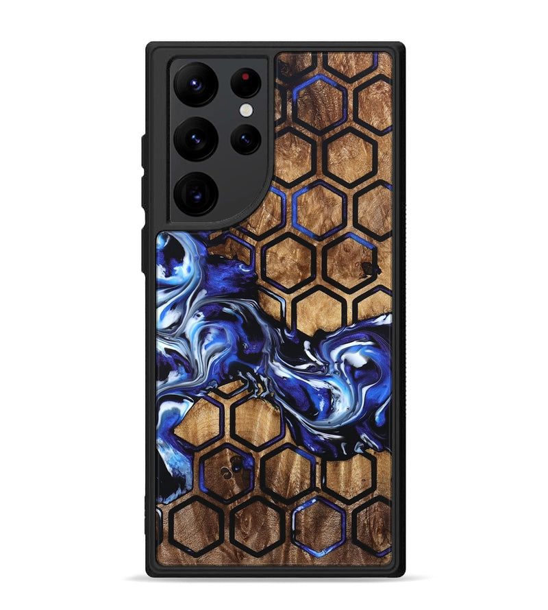 Galaxy S22 Ultra Wood Phone Case - Ray (Pattern, 822618)