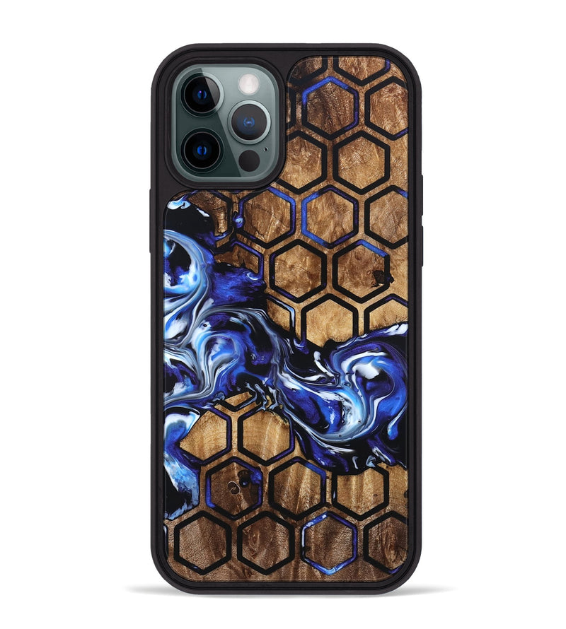 iPhone 12 Pro Max Wood Phone Case - Ray (Pattern, 822618)