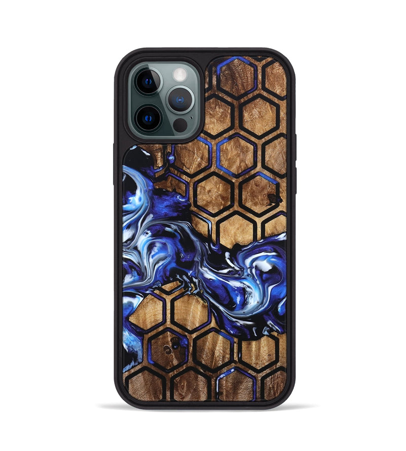 iPhone 12 Pro Wood Phone Case - Ray (Pattern, 822618)