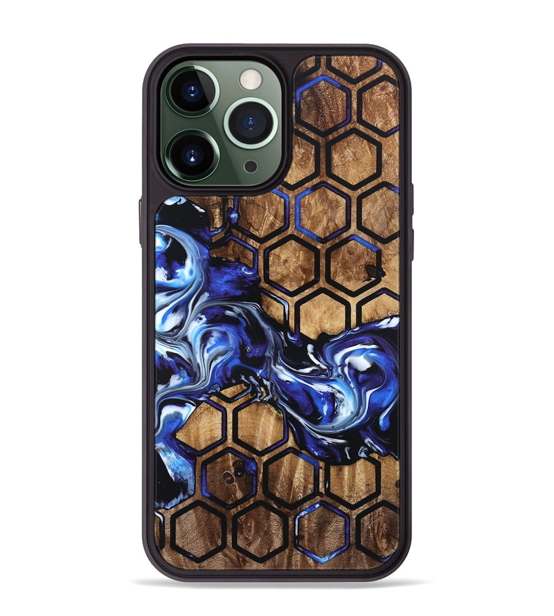 iPhone 13 Pro Max Wood Phone Case - Ray (Pattern, 822618)