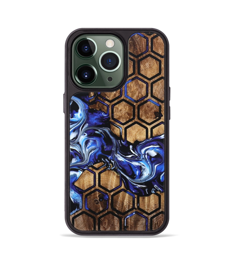 iPhone 13 Pro Wood Phone Case - Ray (Pattern, 822618)