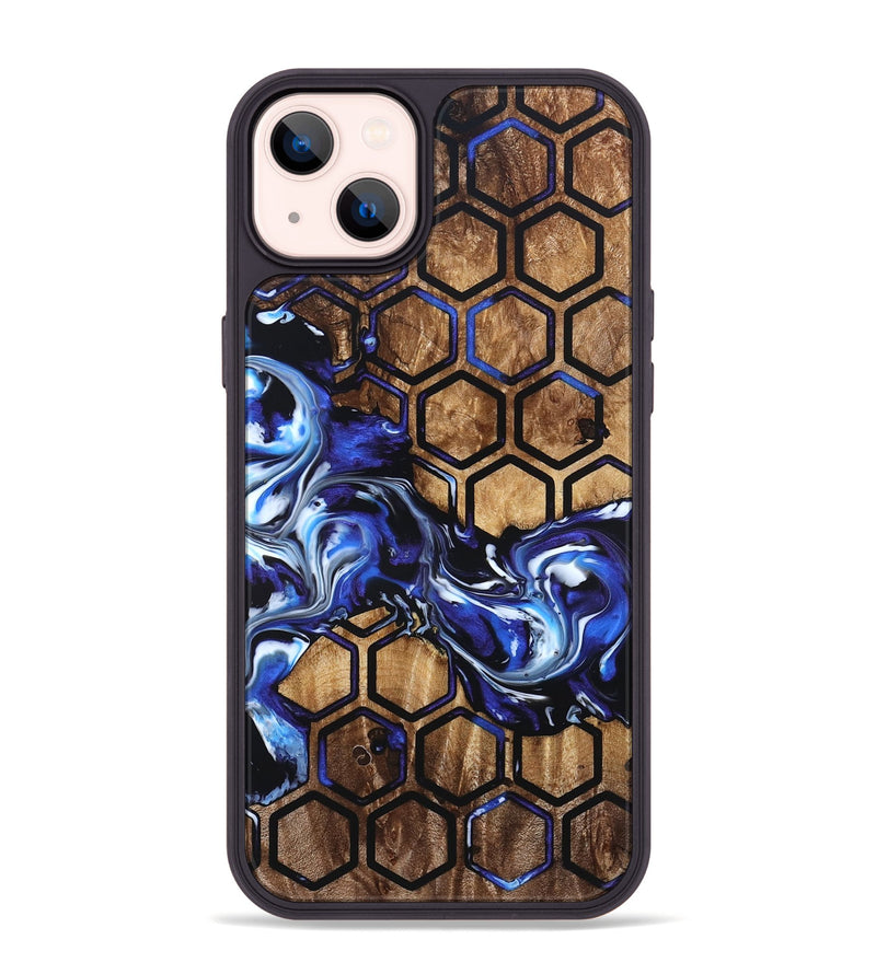 iPhone 14 Plus Wood Phone Case - Ray (Pattern, 822618)