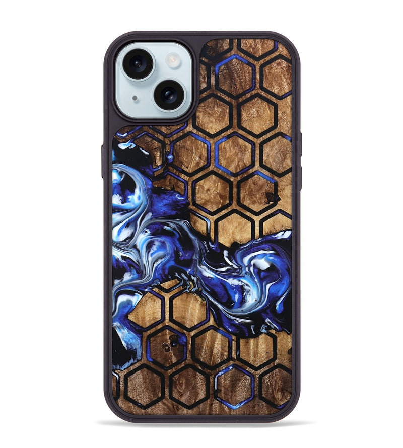 iPhone 15 Plus Wood Phone Case - Ray (Pattern, 822618)