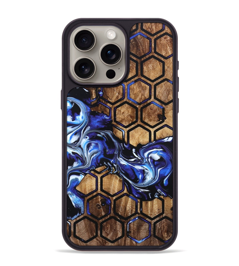 iPhone 15 Pro Max Wood Phone Case - Ray (Pattern, 822618)