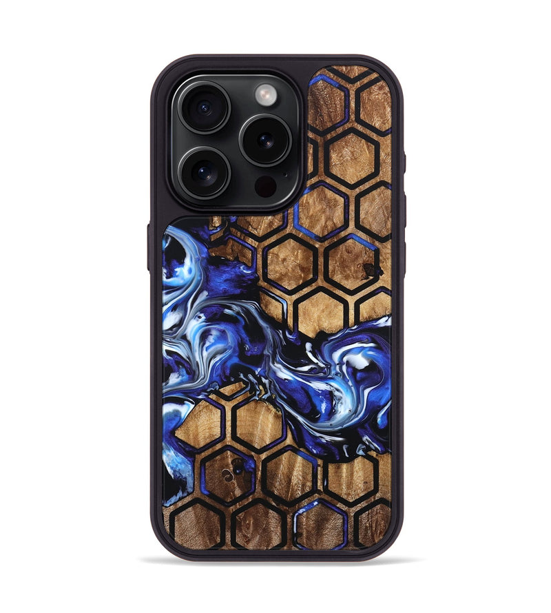 iPhone 15 Pro Wood Phone Case - Ray (Pattern, 822618)
