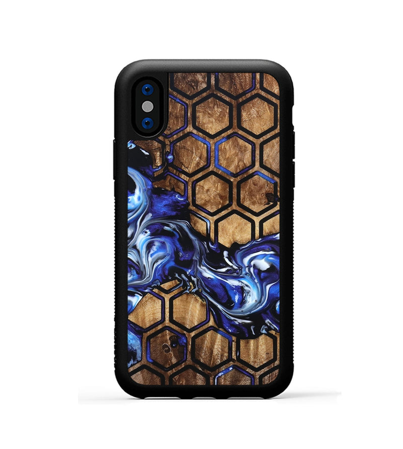 iPhone Xs Wood Phone Case - Ray (Pattern, 822618)