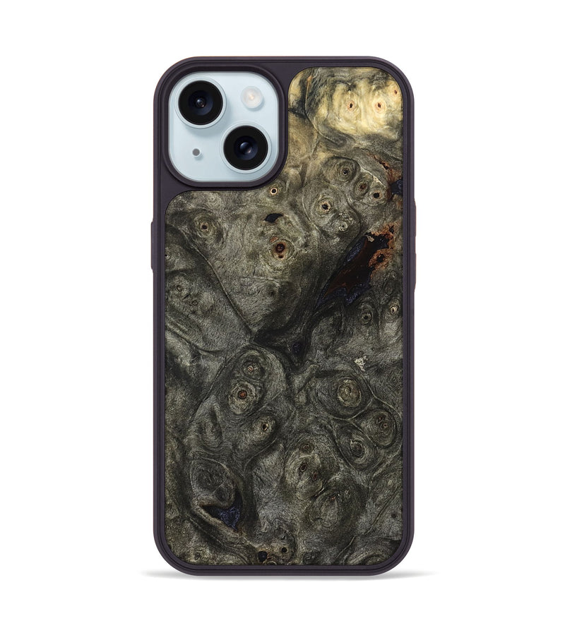 iPhone 15 Wood Phone Case - Marla (Wood Burl, 822625)