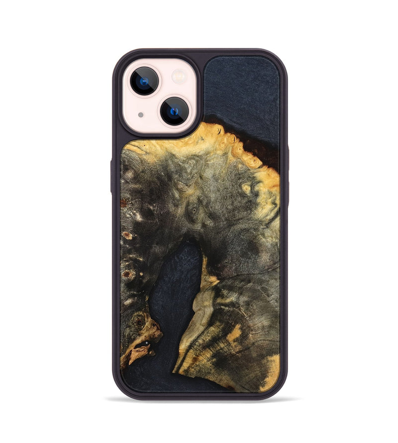 iPhone 14 Wood Phone Case - Tristen (Wood Burl, 822626)