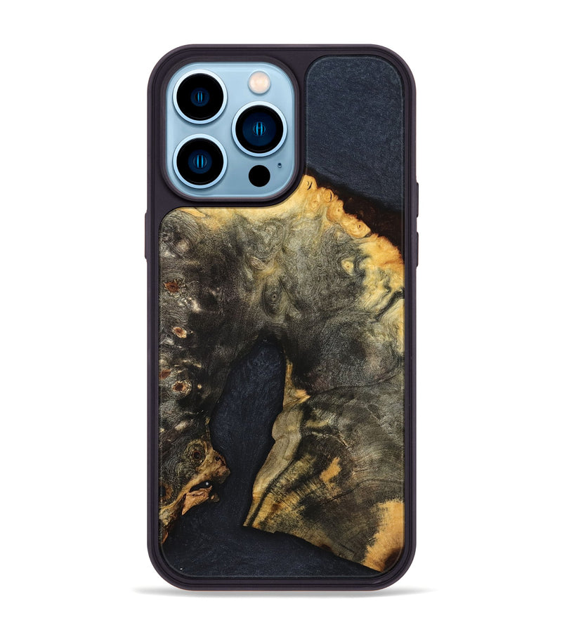 iPhone 14 Pro Max Wood Phone Case - Tristen (Wood Burl, 822626)