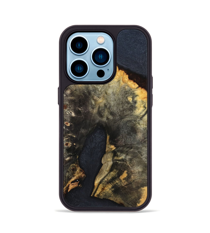 iPhone 14 Pro Wood Phone Case - Tristen (Wood Burl, 822626)