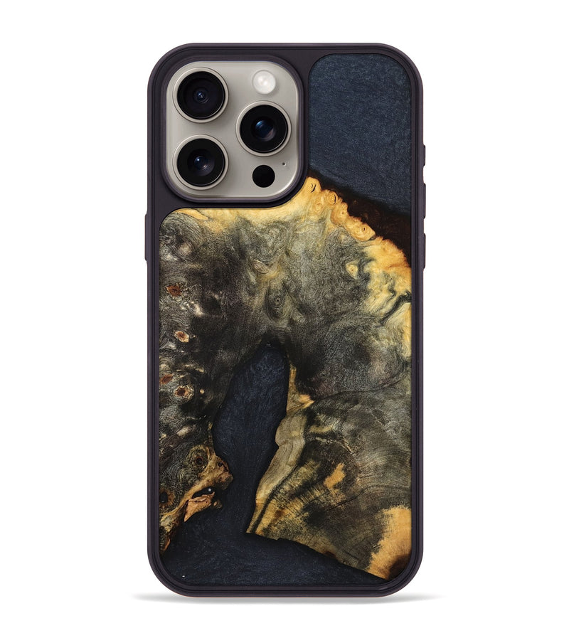 iPhone 15 Pro Max Wood Phone Case - Tristen (Wood Burl, 822626)