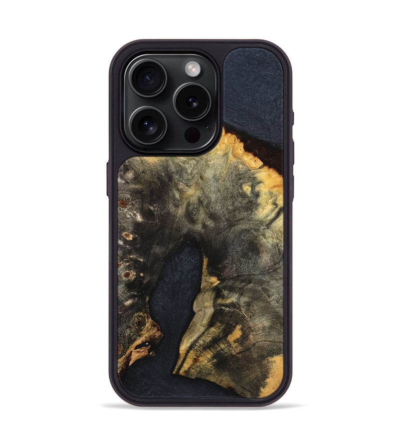 iPhone 15 Pro Wood Phone Case - Tristen (Wood Burl, 822626)