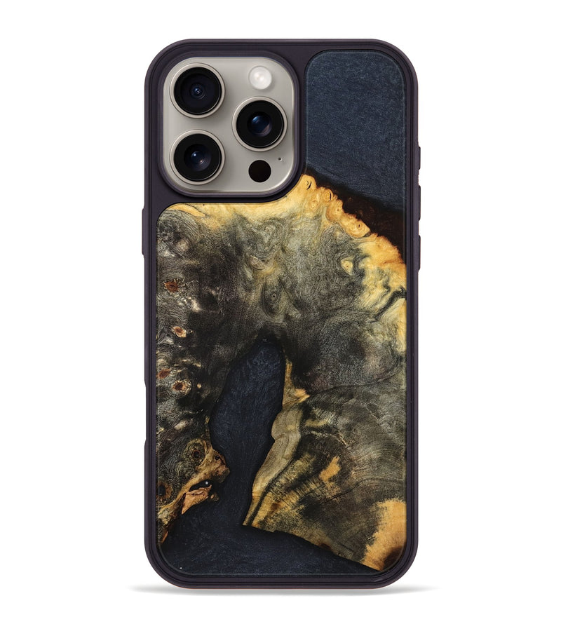 iPhone 16 Pro Max Wood Phone Case - Tristen (Wood Burl, 822626)