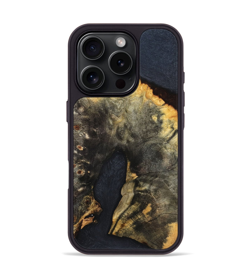 iPhone 16 Pro Wood Phone Case - Tristen (Wood Burl, 822626)