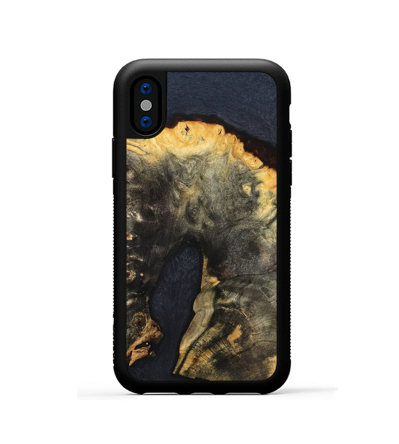 iPhone Xs Wood Phone Case - Tristen (Wood Burl, 822626)