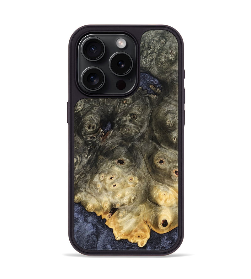 iPhone 15 Pro Wood Phone Case - Rhys (Wood Burl, 822628)