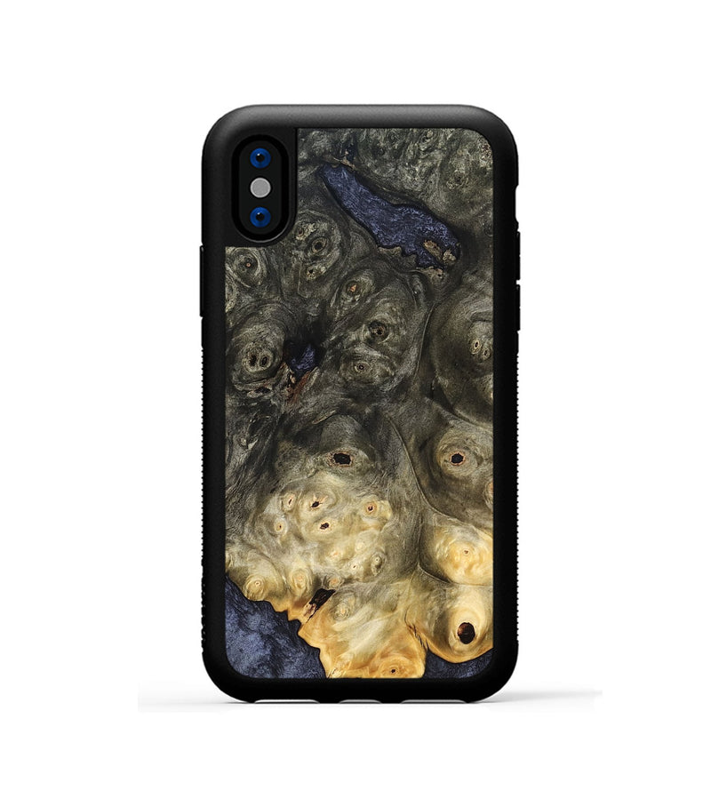 iPhone Xs Wood Phone Case - Rhys (Wood Burl, 822628)