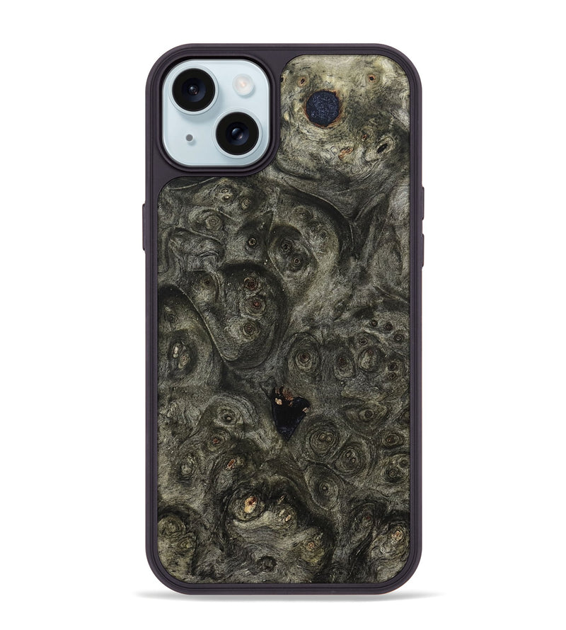 iPhone 15 Plus Wood Phone Case - Kenji (Wood Burl, 822630)