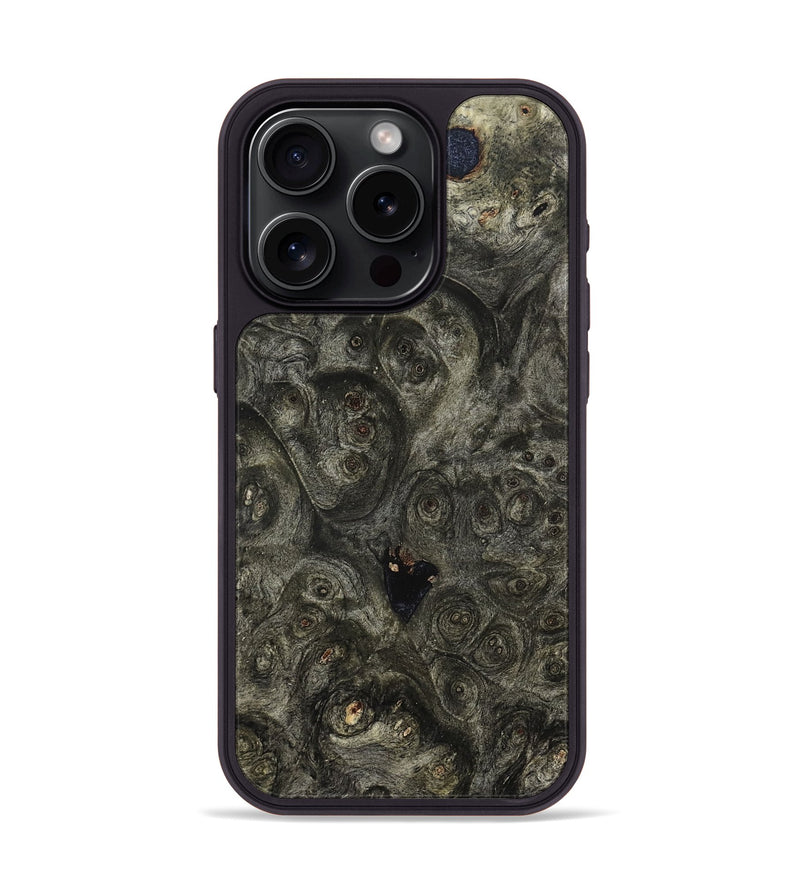 iPhone 15 Pro Wood Phone Case - Kenji (Wood Burl, 822630)