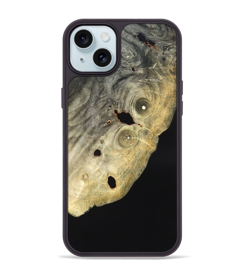 iPhone 15 Plus Wood Phone Case - Shelia (Wood Burl, 822632)