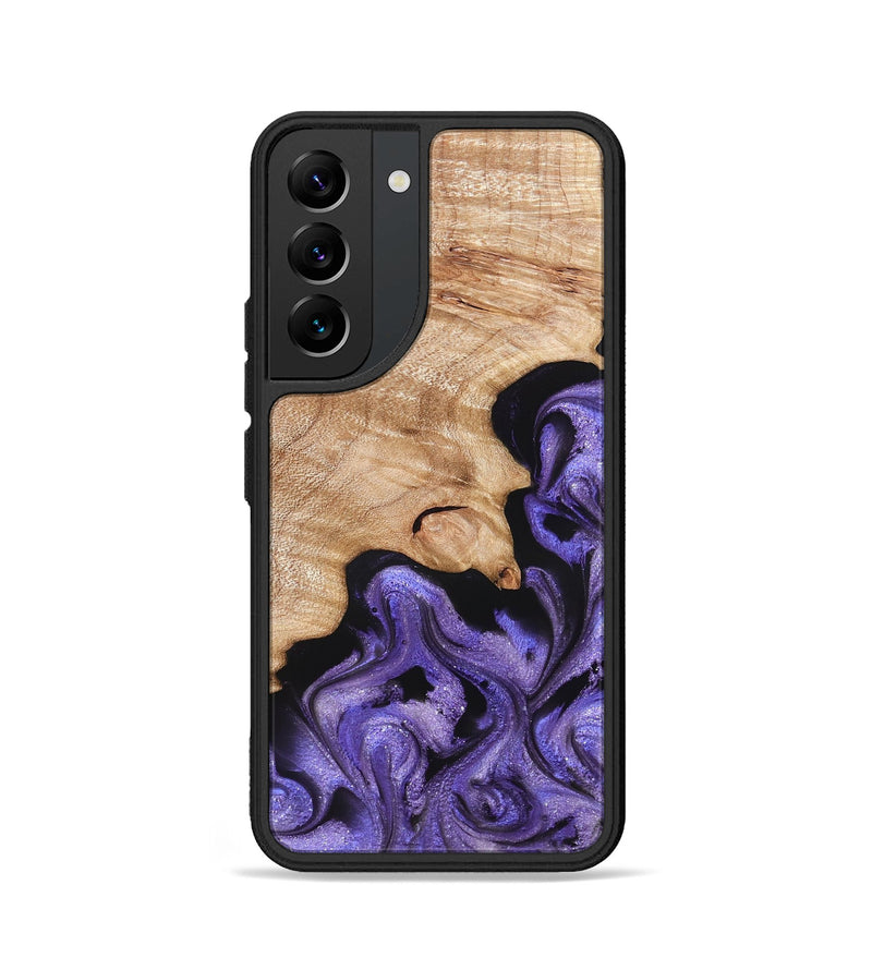 Galaxy S22 Wood Phone Case - Shyann (Purple, 822637)