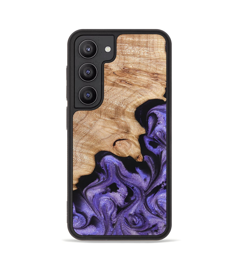Galaxy S23 Wood Phone Case - Shyann (Purple, 822637)